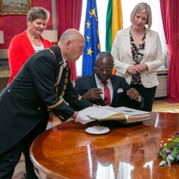 Bezoek van de Eerste minister van de Republiek Congo