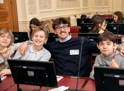 Jeugd Parlement Jeunesse in de Senaat