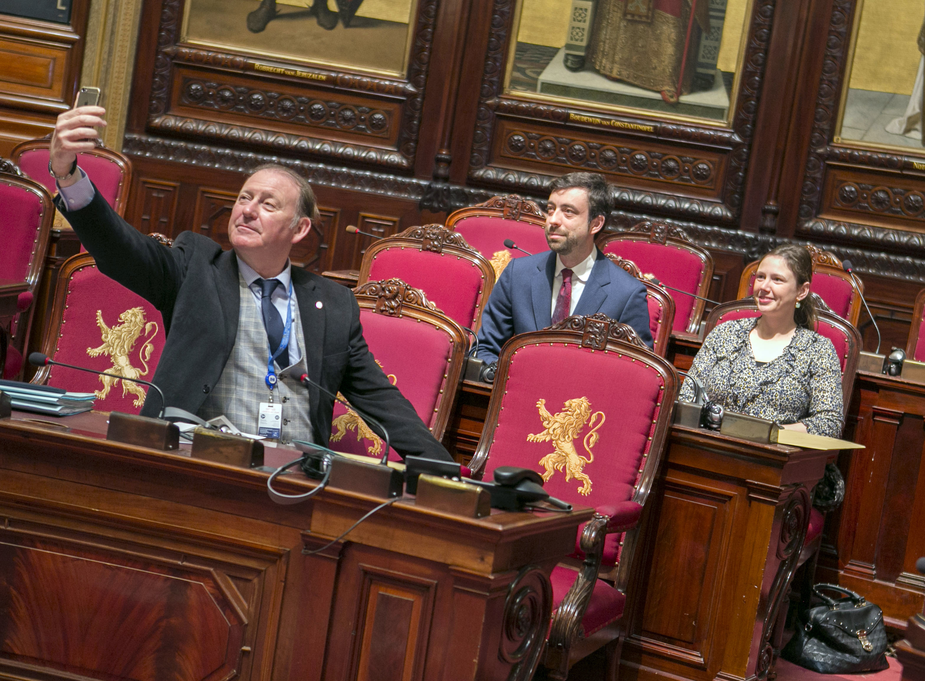  Eedaflegging van de senatoren Valerie Taeldeman (CD&V) en Willem-Frederik Schiltz (Open VLD)