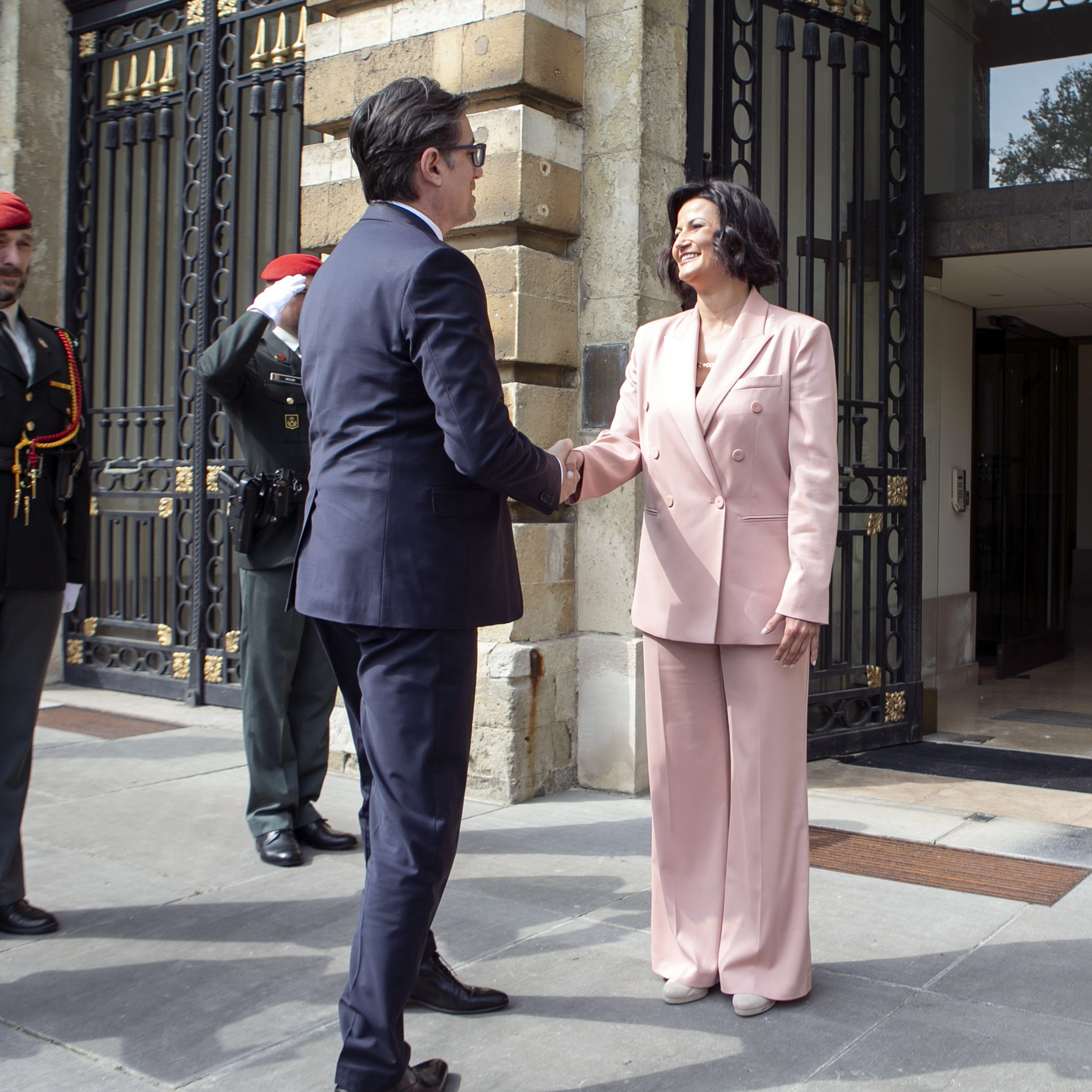  President van Noord-Macedonië op bezoek in de Senaat