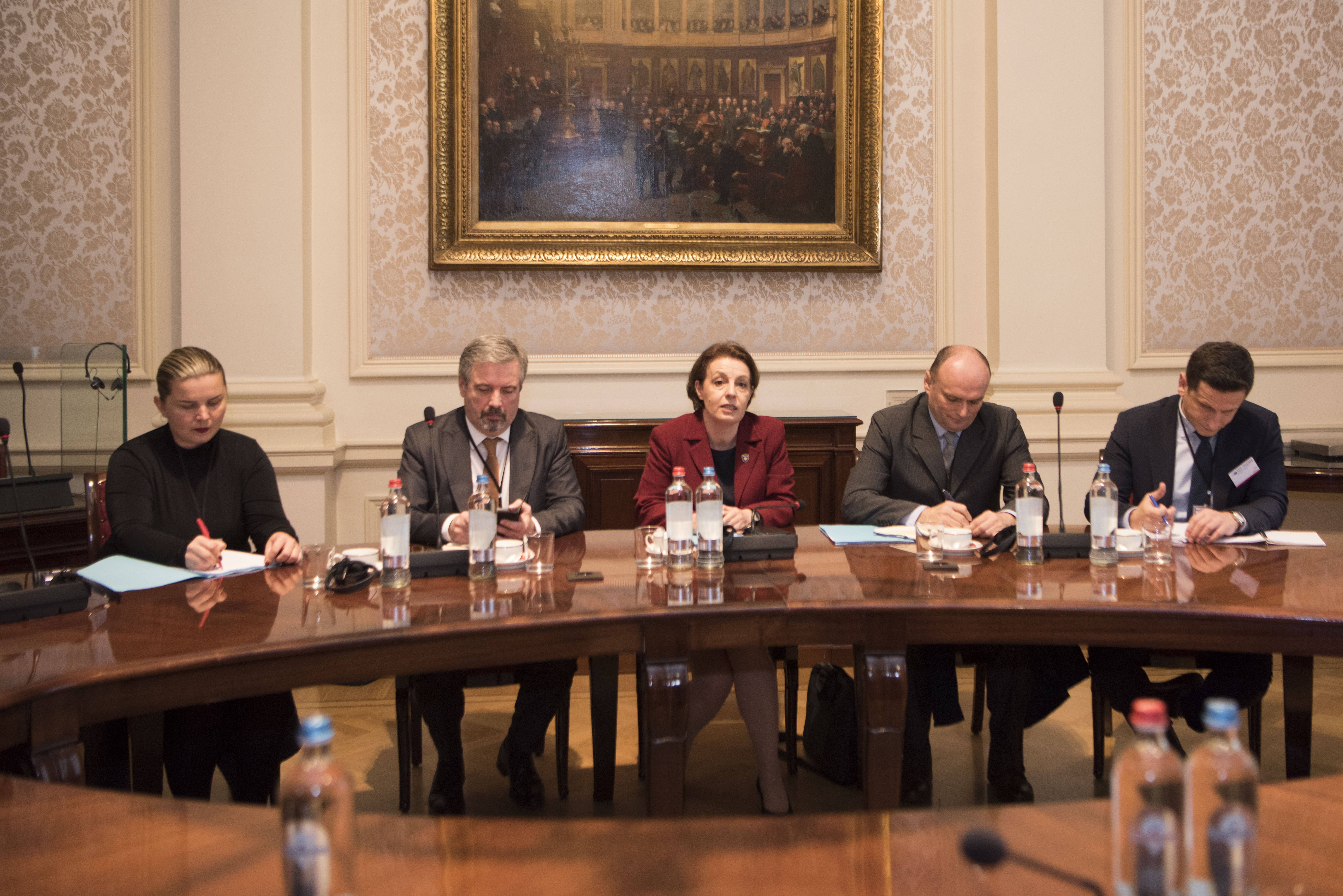  Ontmoeting met een delegatie van Kosovo