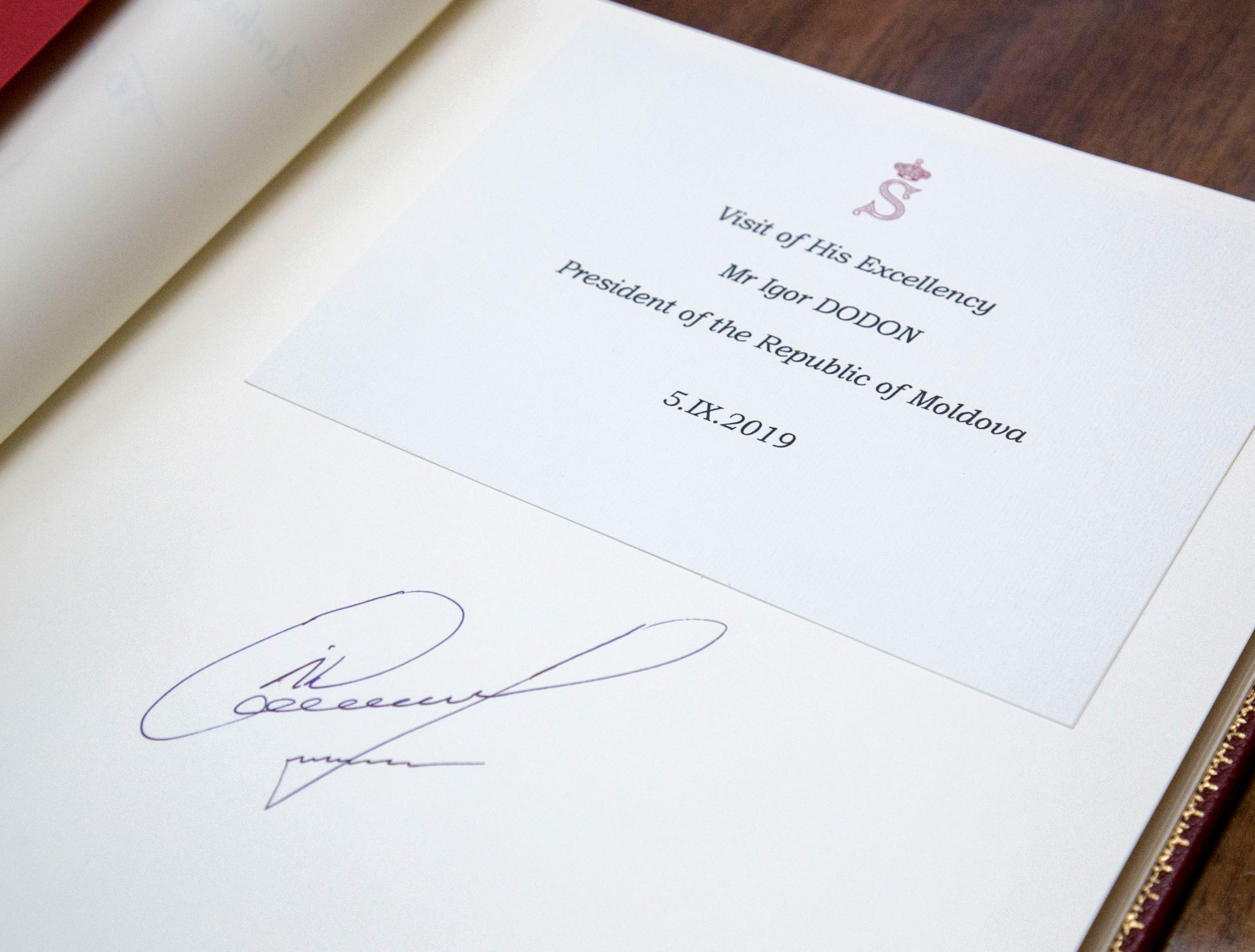  Igor Dodon, President van de Republiek Moldavië