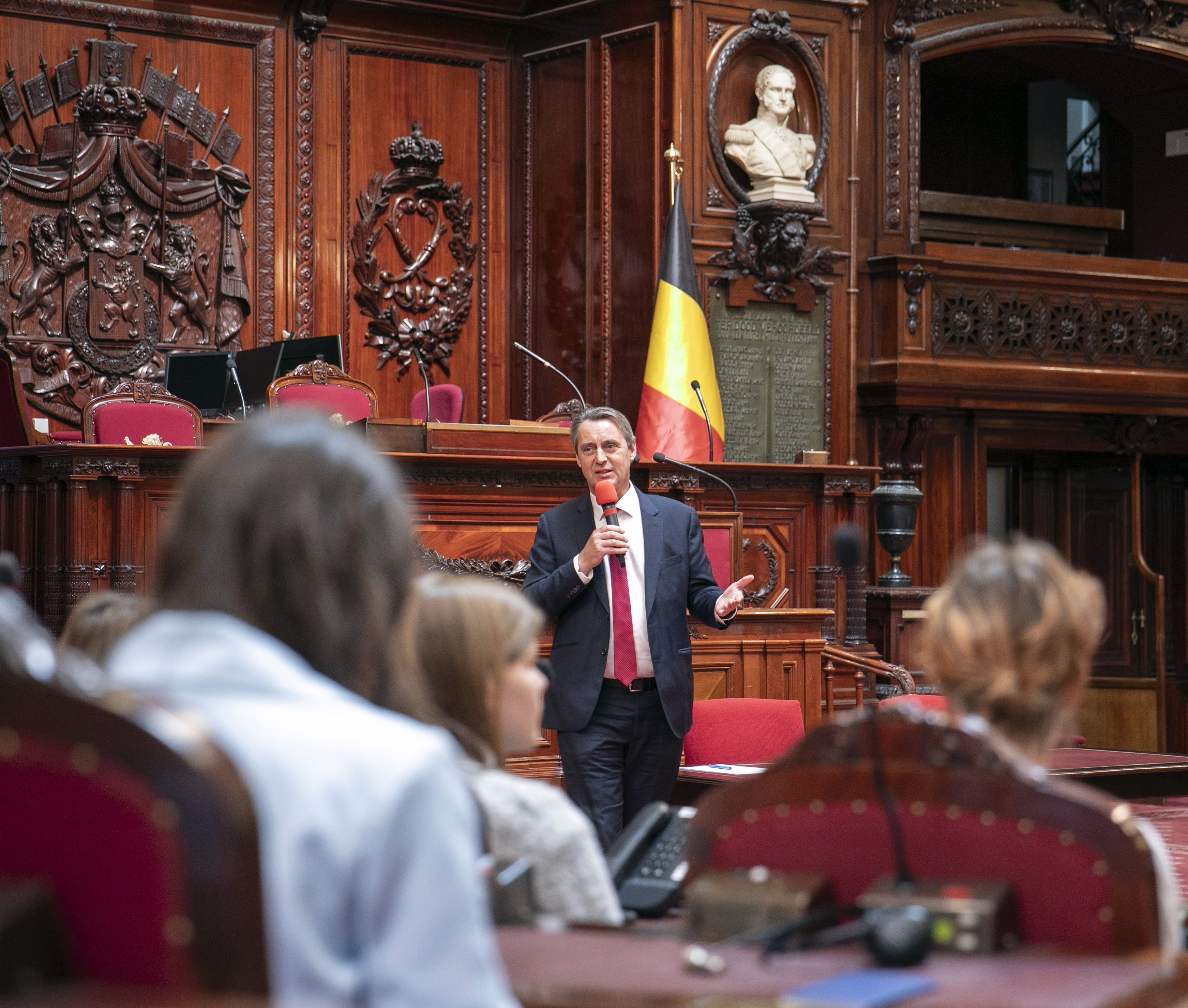  Des étudiants ukrainiens au Sénat