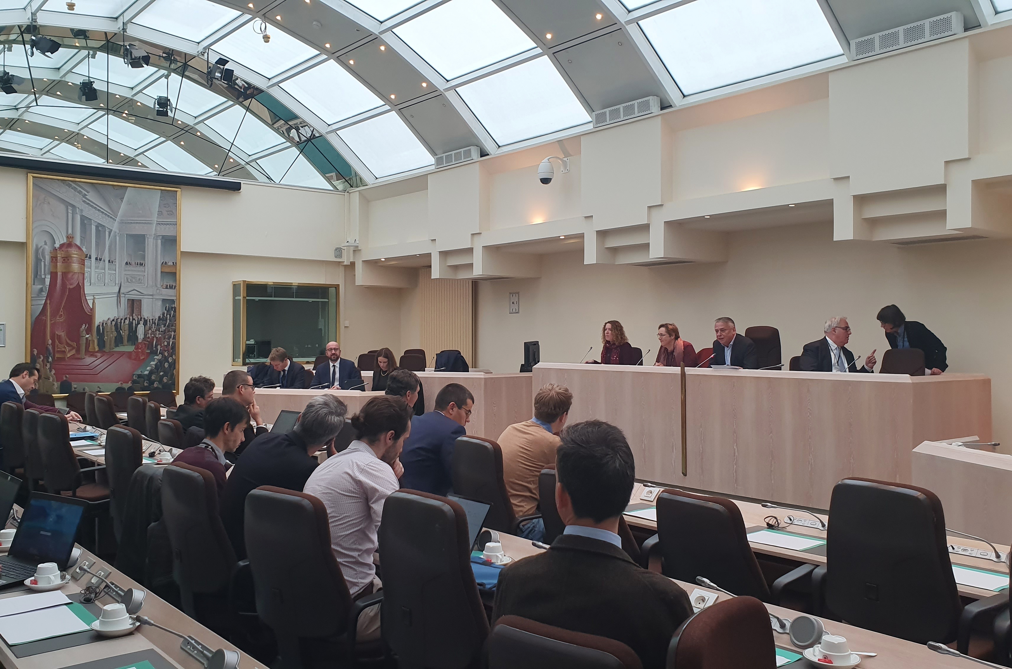  De eerste minister in het Federaal Adviescomité voor Europese Aangelegenheden