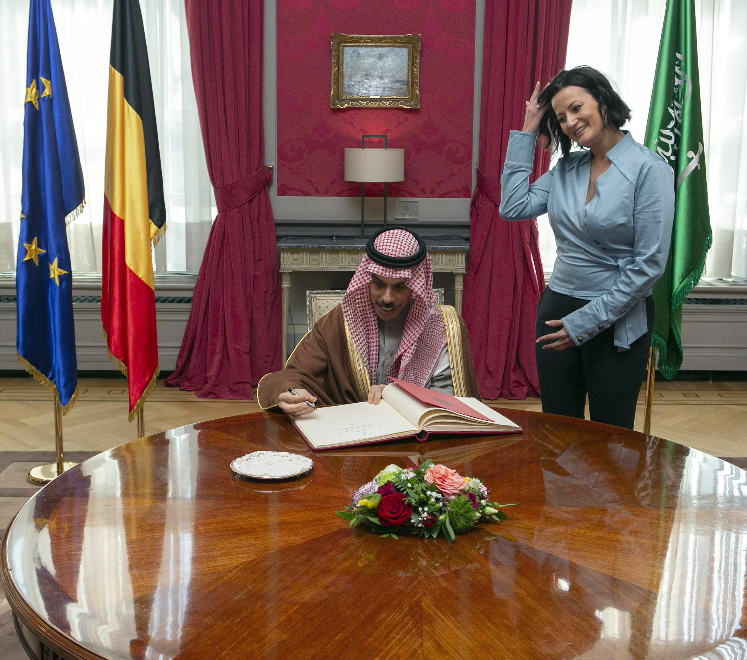  Bezoek van de minister van Buitenlandse Zaken van Saoedi-Arabië