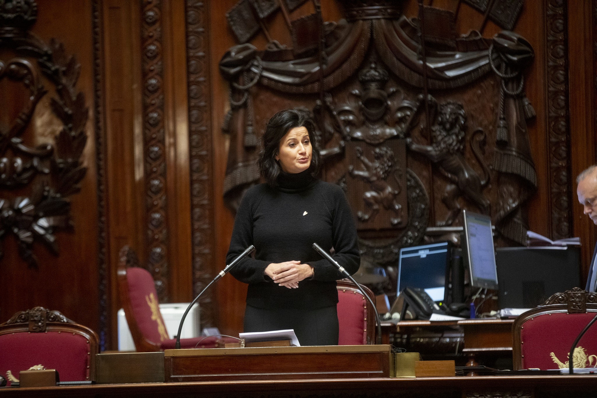  Huldebetoon aan mevrouw Paula D’Hondt, Minister van Staat