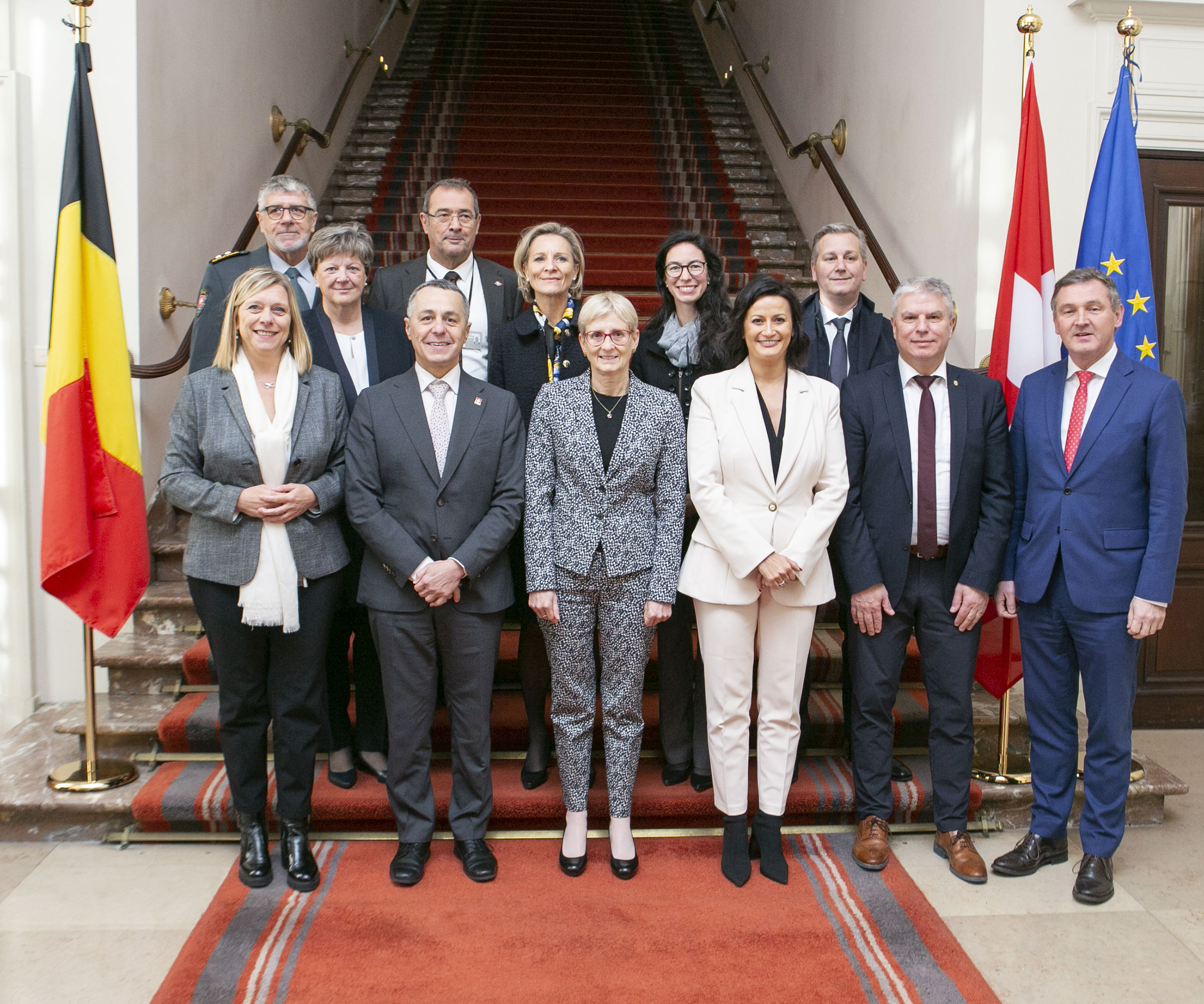  Bezoek van de president van de Zwitserse Confederatie