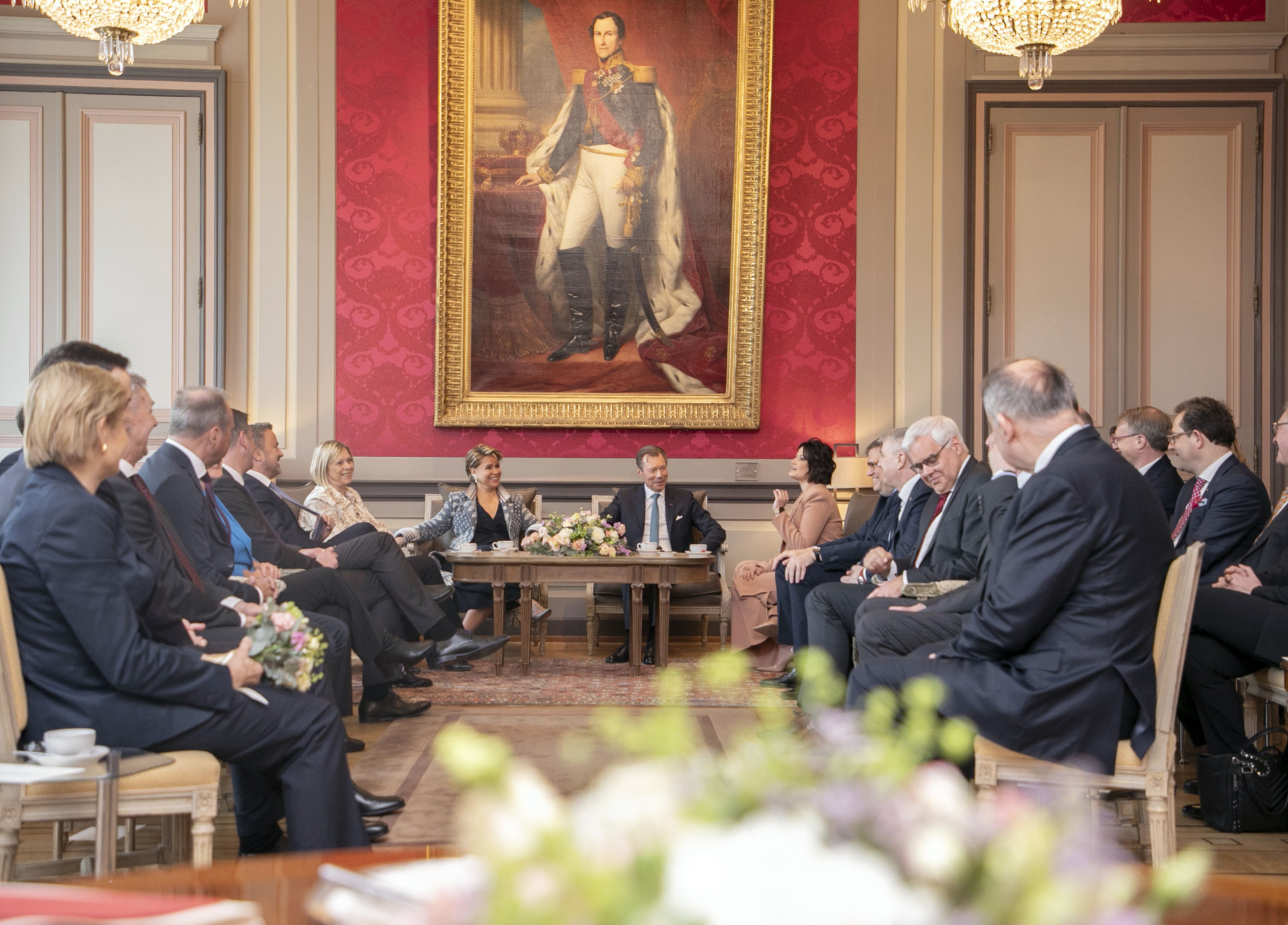  Luxemburgs staatsbezoek aan het Federaal Parlement