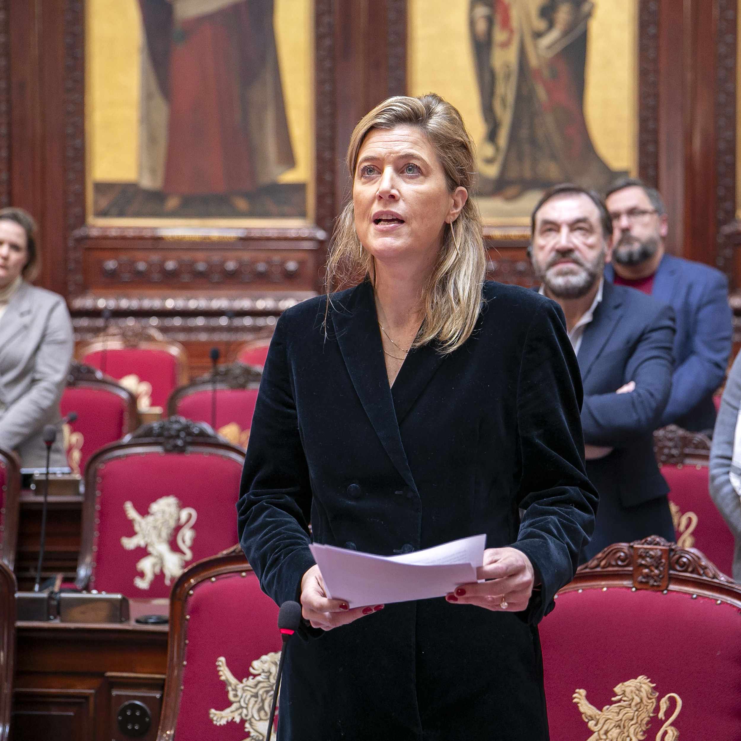  Huldebetoon aan Mevrouw Miet Smet, Minister van Staat