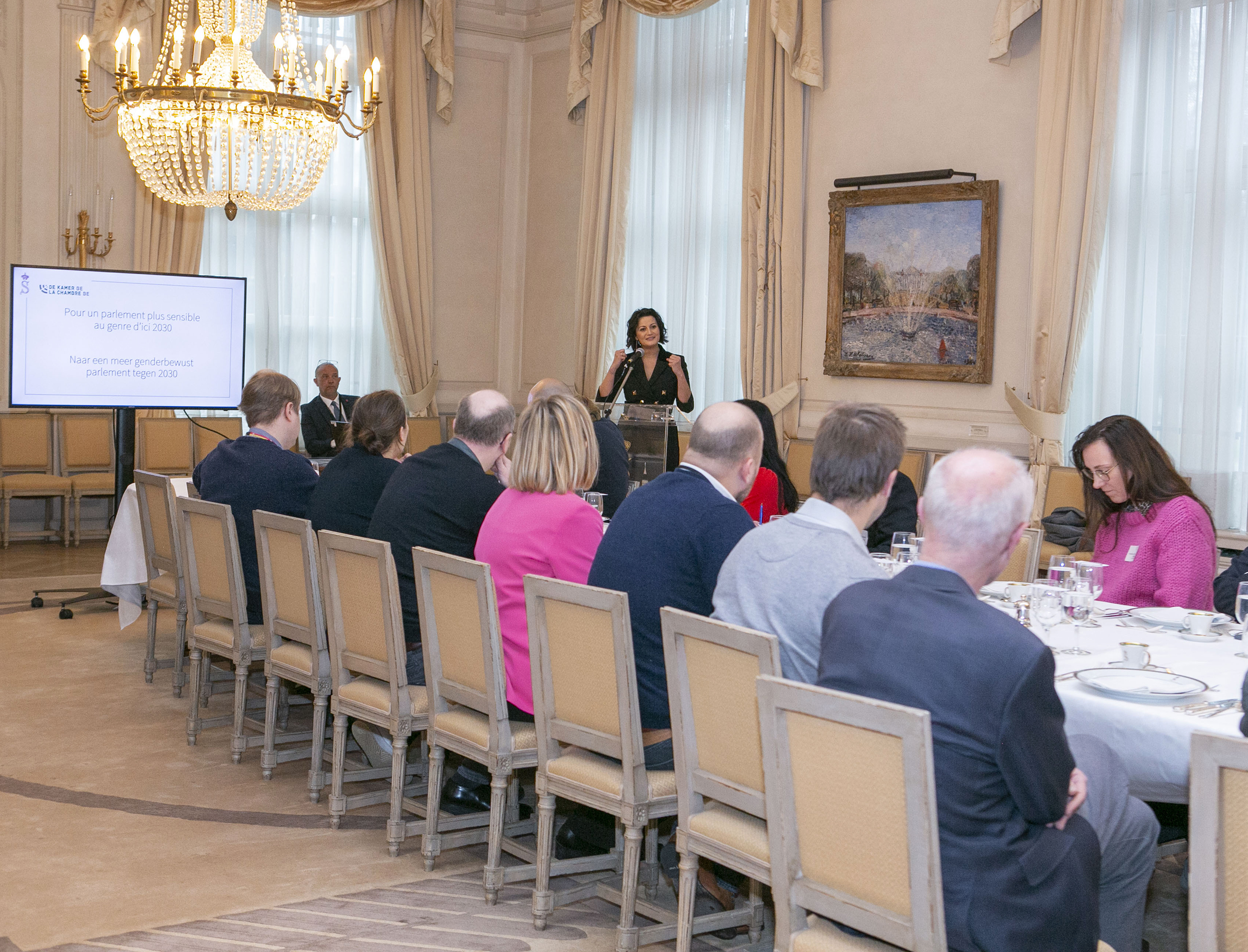  Perslunch - Internationale Vrouwendag in de Senaat