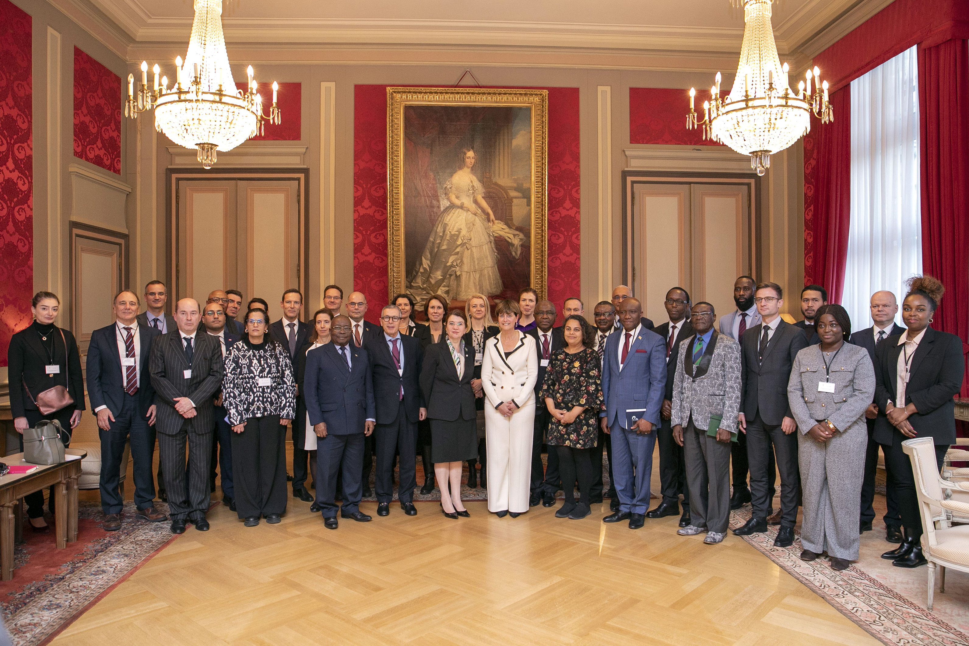  Vergadering van de Franstalige ambassadeurs in Brussel