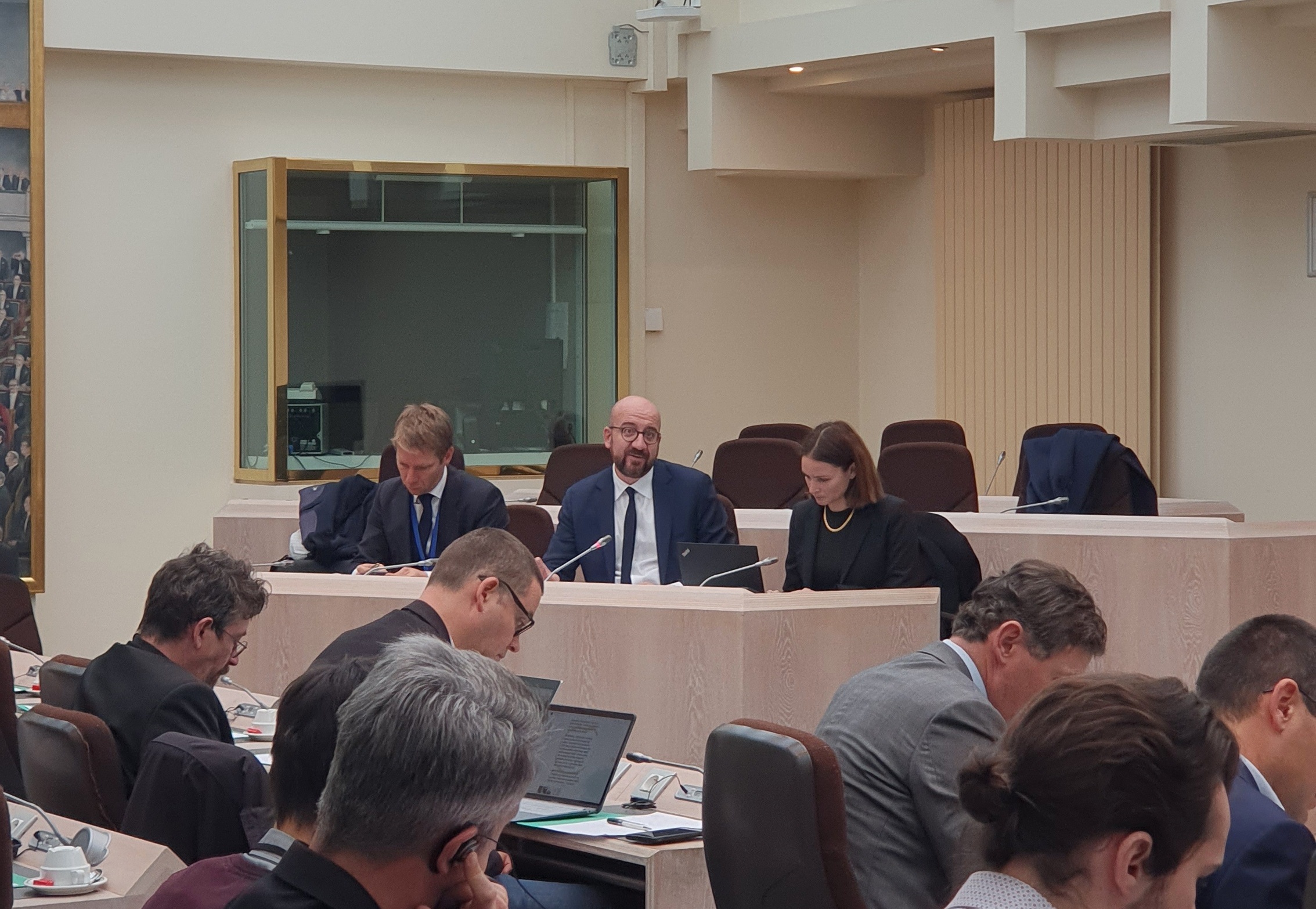  De eerste minister in het Federaal Adviescomité voor Europese Aangelegenheden
