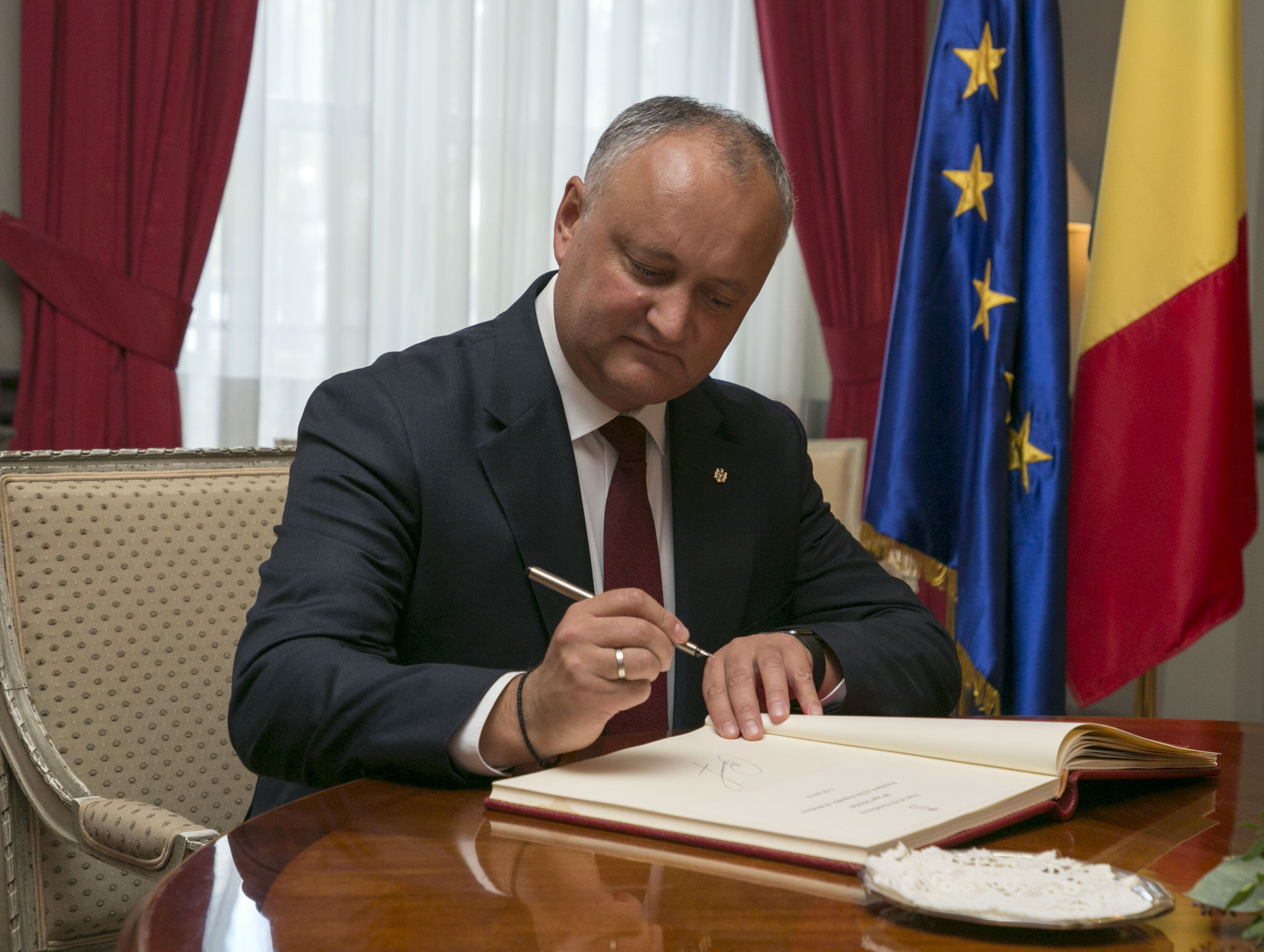  Igor Dodon, President van de Republiek Moldavië
