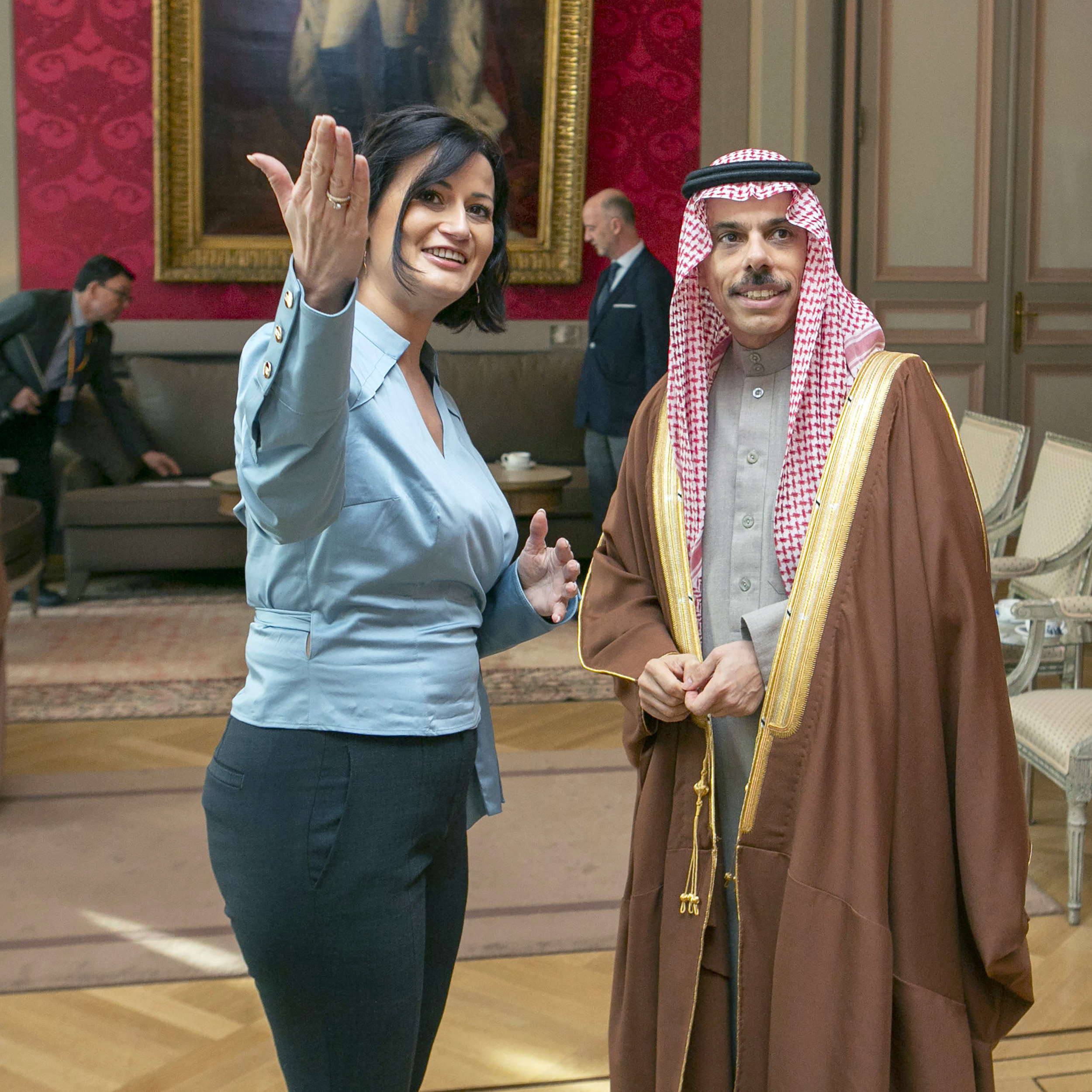  Bezoek van de minister van Buitenlandse Zaken van Saoedi-Arabië