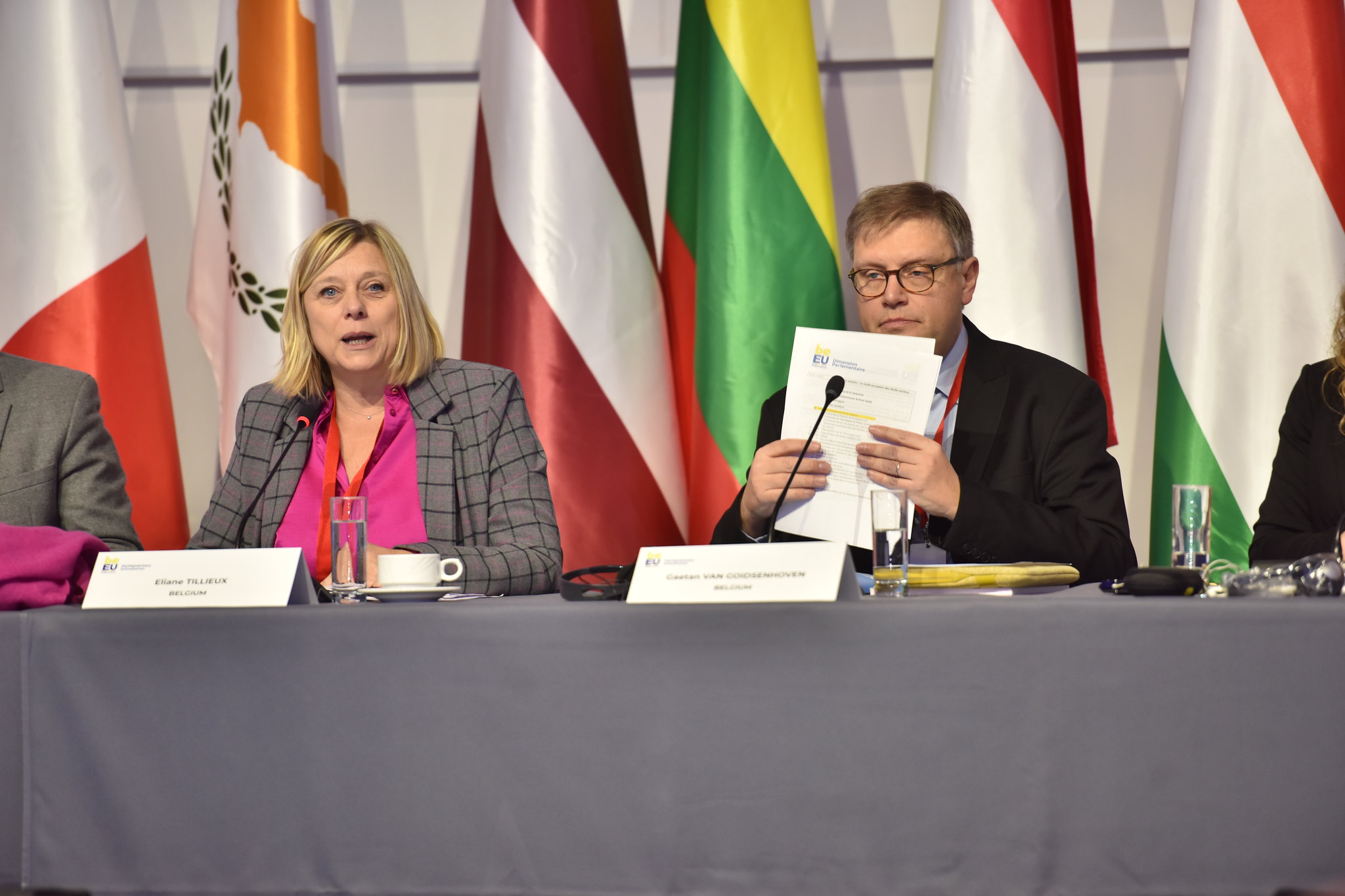  COSAC voorzittersvergadering, 15 januari 2024