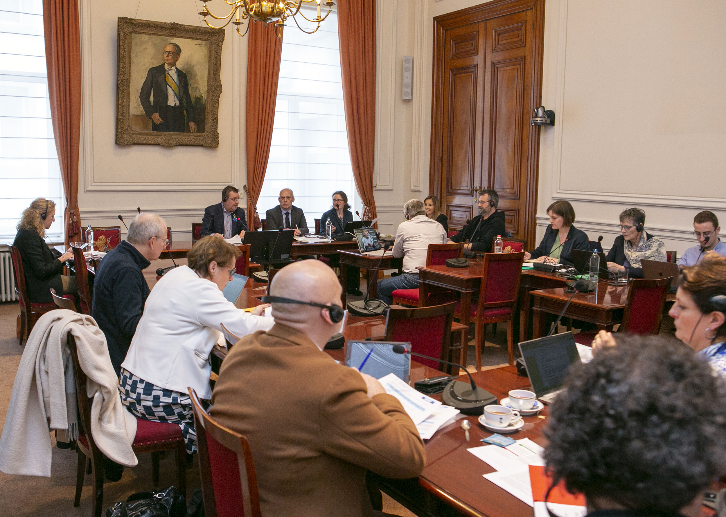  Commissieleden aan het werk