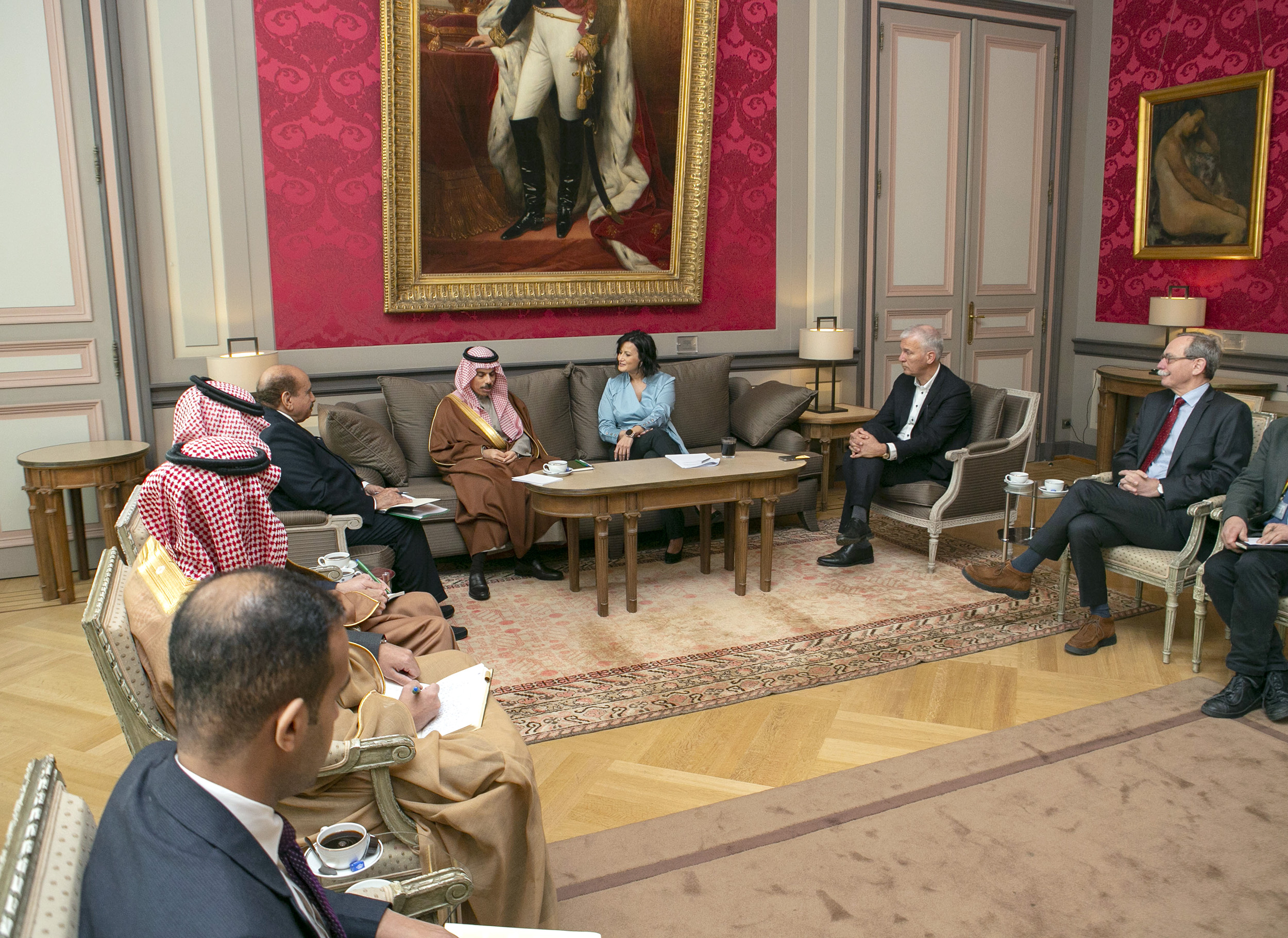  Bezoek van de minister van Buitenlandse Zaken van Saoedi-Arabië