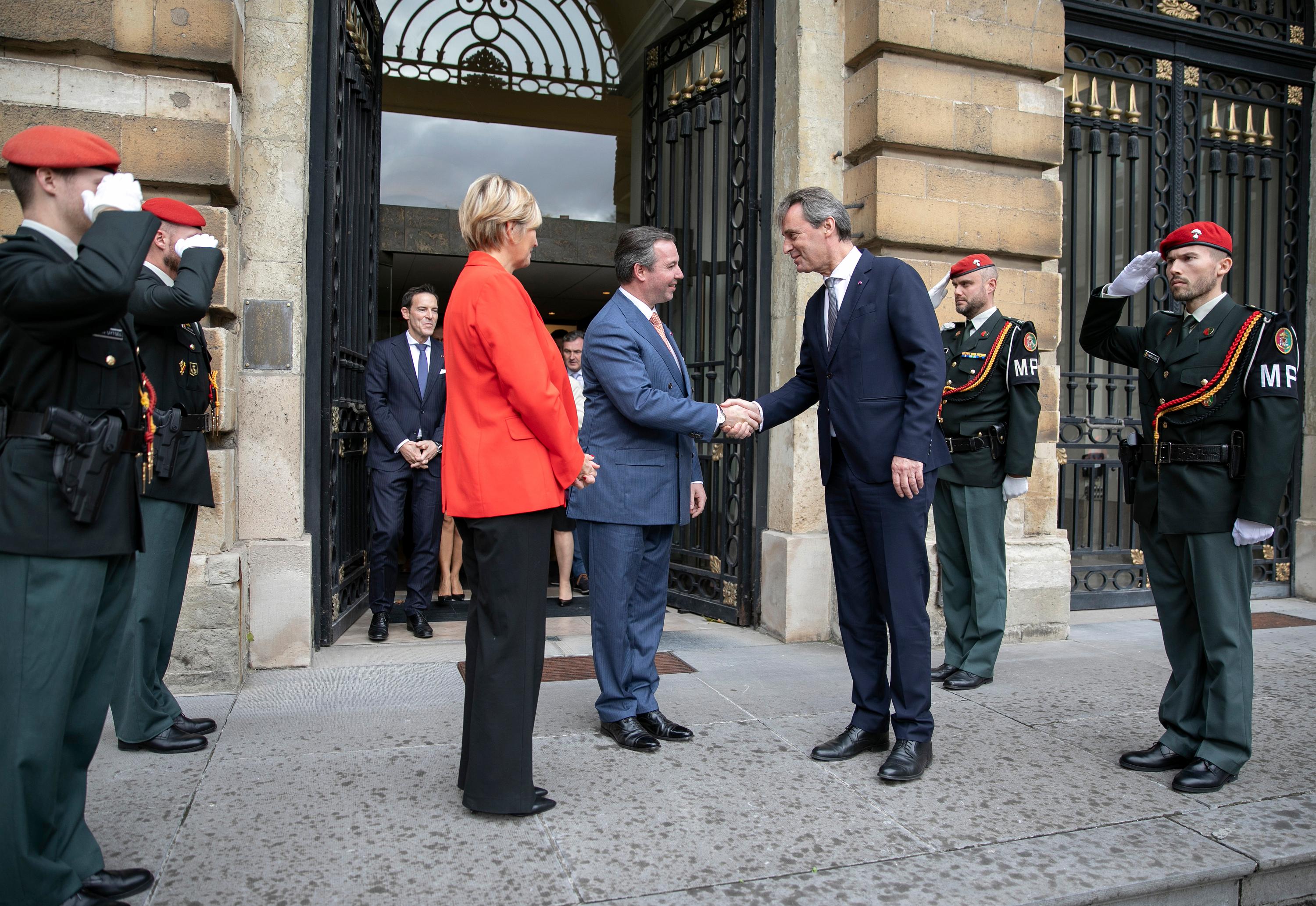  Bezoek van de Groothertog van Luxemburg