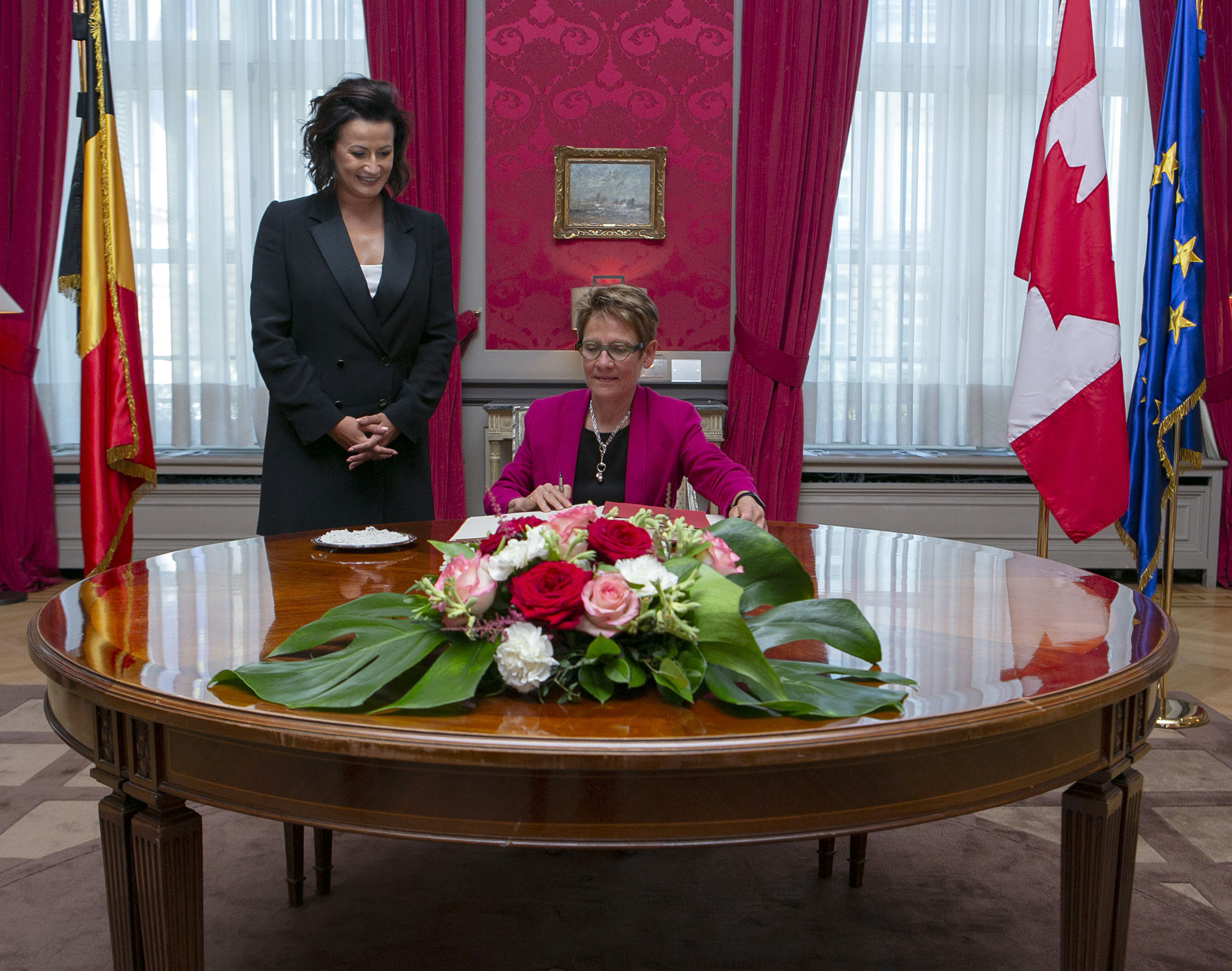 Bezoek van een delegatie van de Canadese Senaat