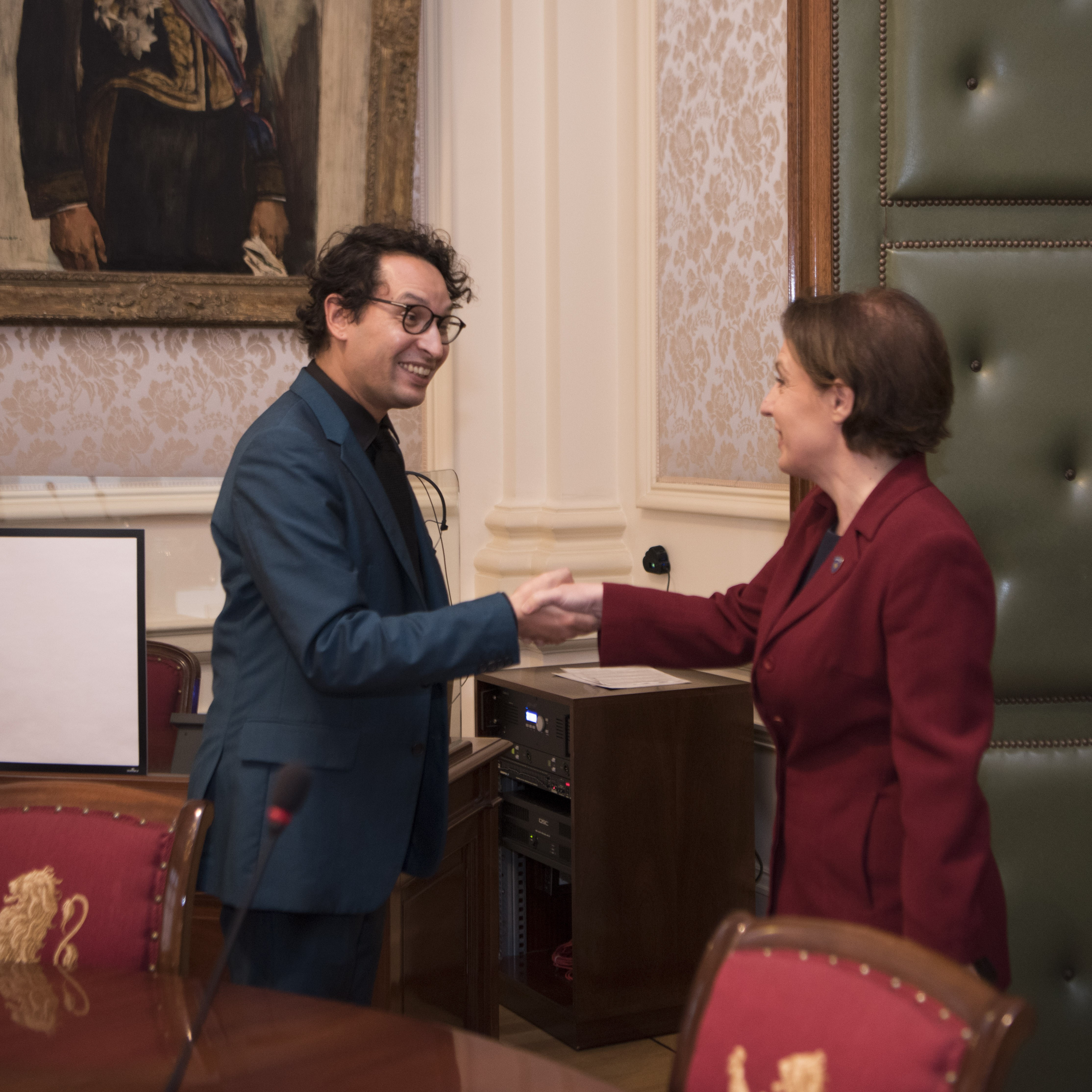  Ontmoeting met een delegatie van Kosovo