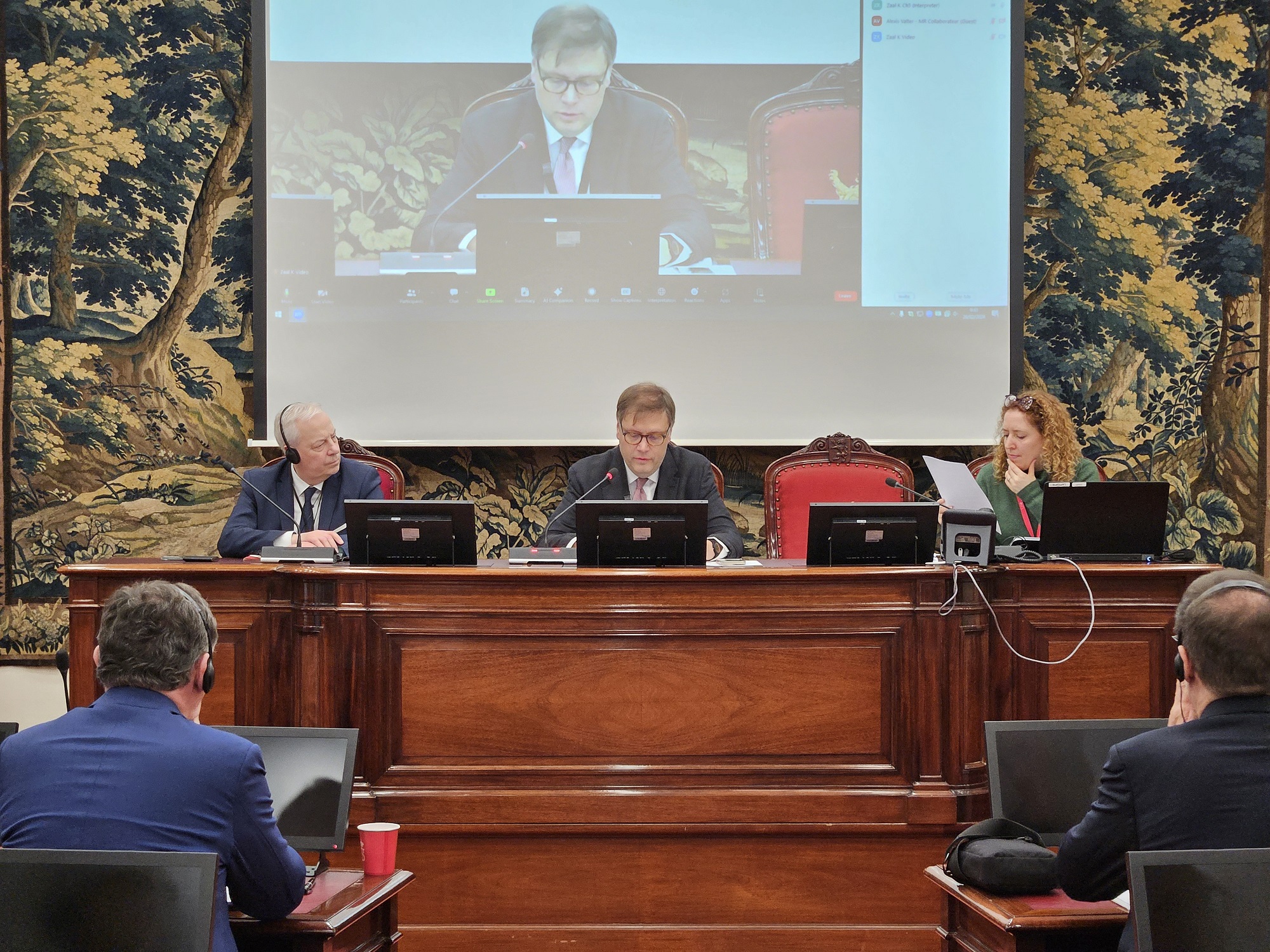  Visite d'une délégation du Bundestag allemand