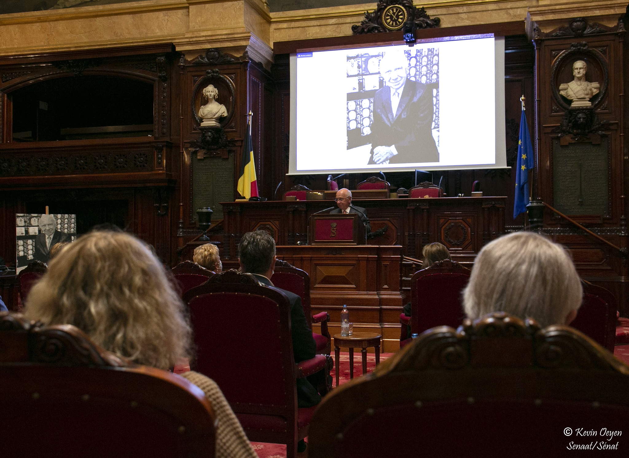  Voorstelling van het portret van oud-voorzitter Jacques Brotchi
