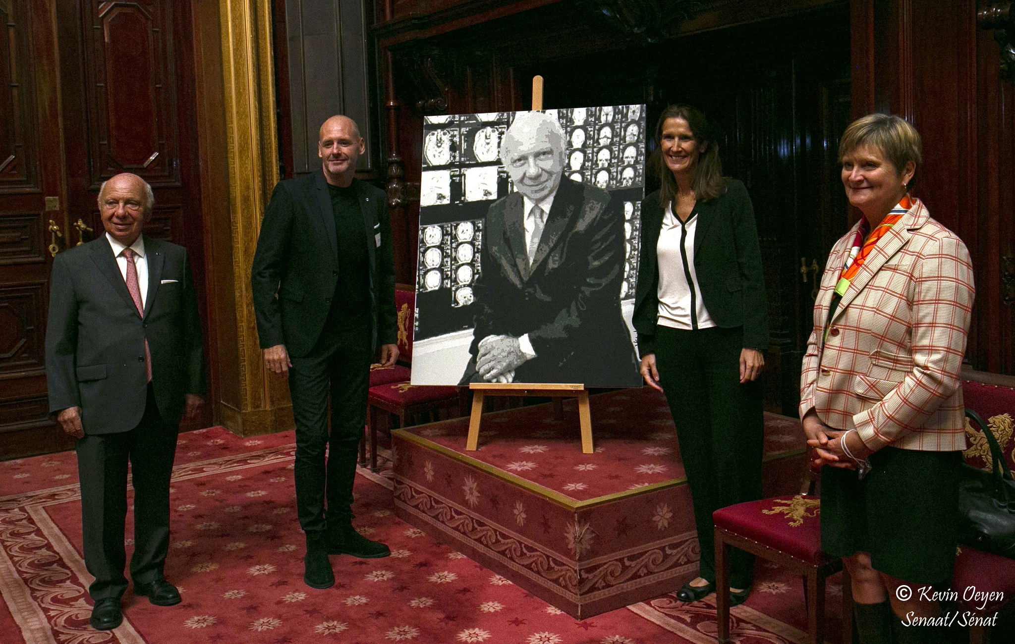  Voorstelling van het portret van oud-voorzitter Jacques Brotchi