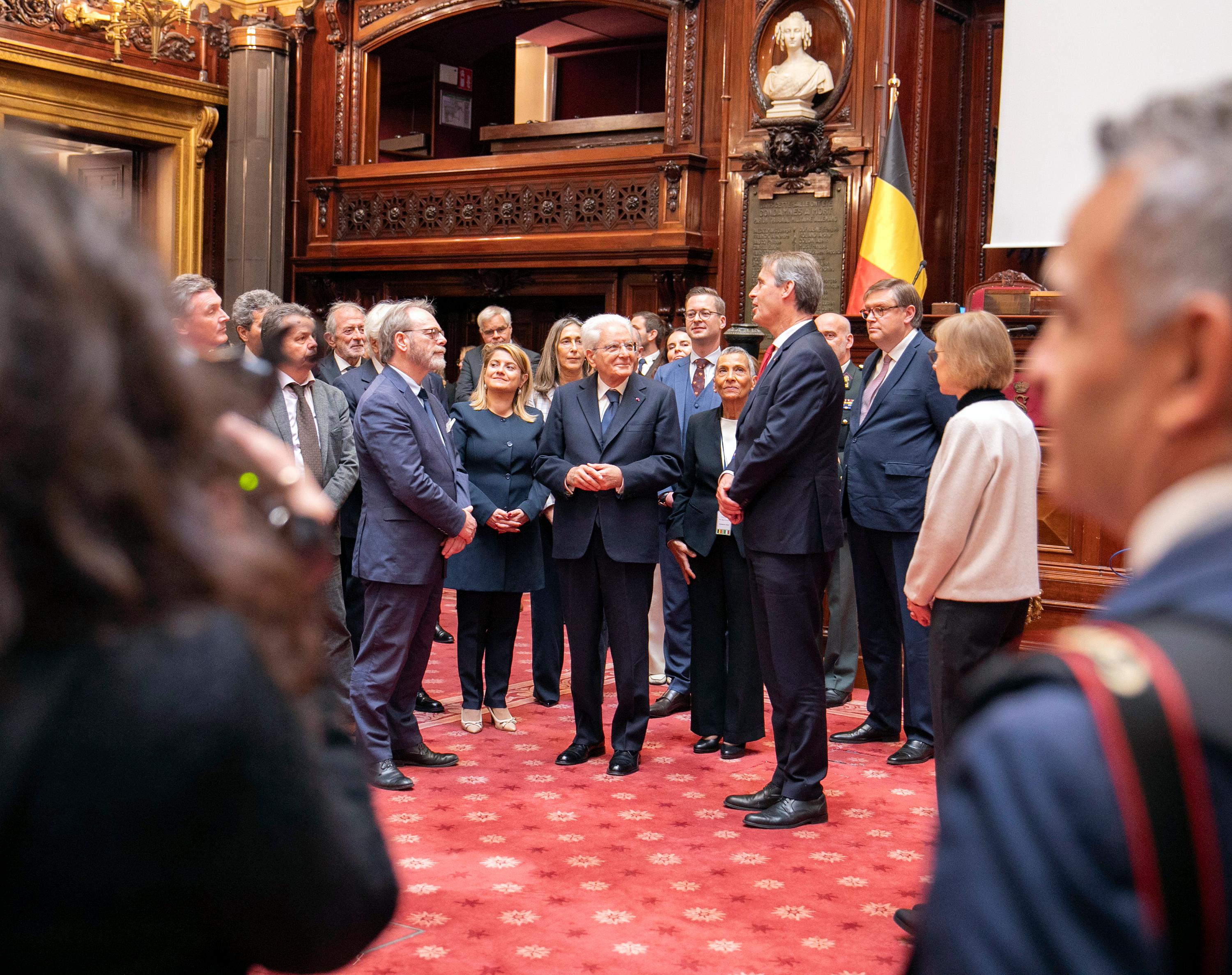  Visite du président de la République italienne au Parlement fédéral