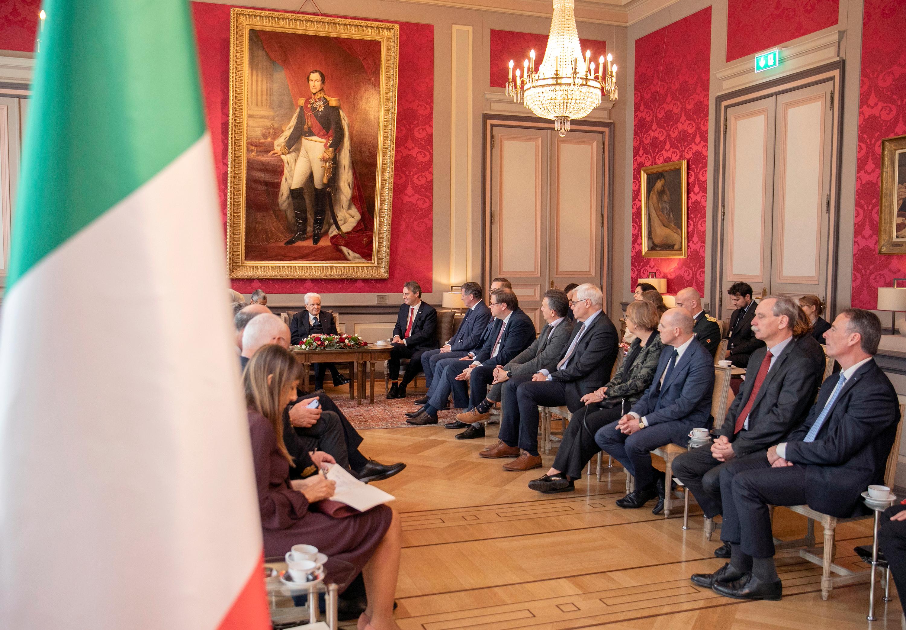  Visite du président de la République italienne au Parlement fédéral