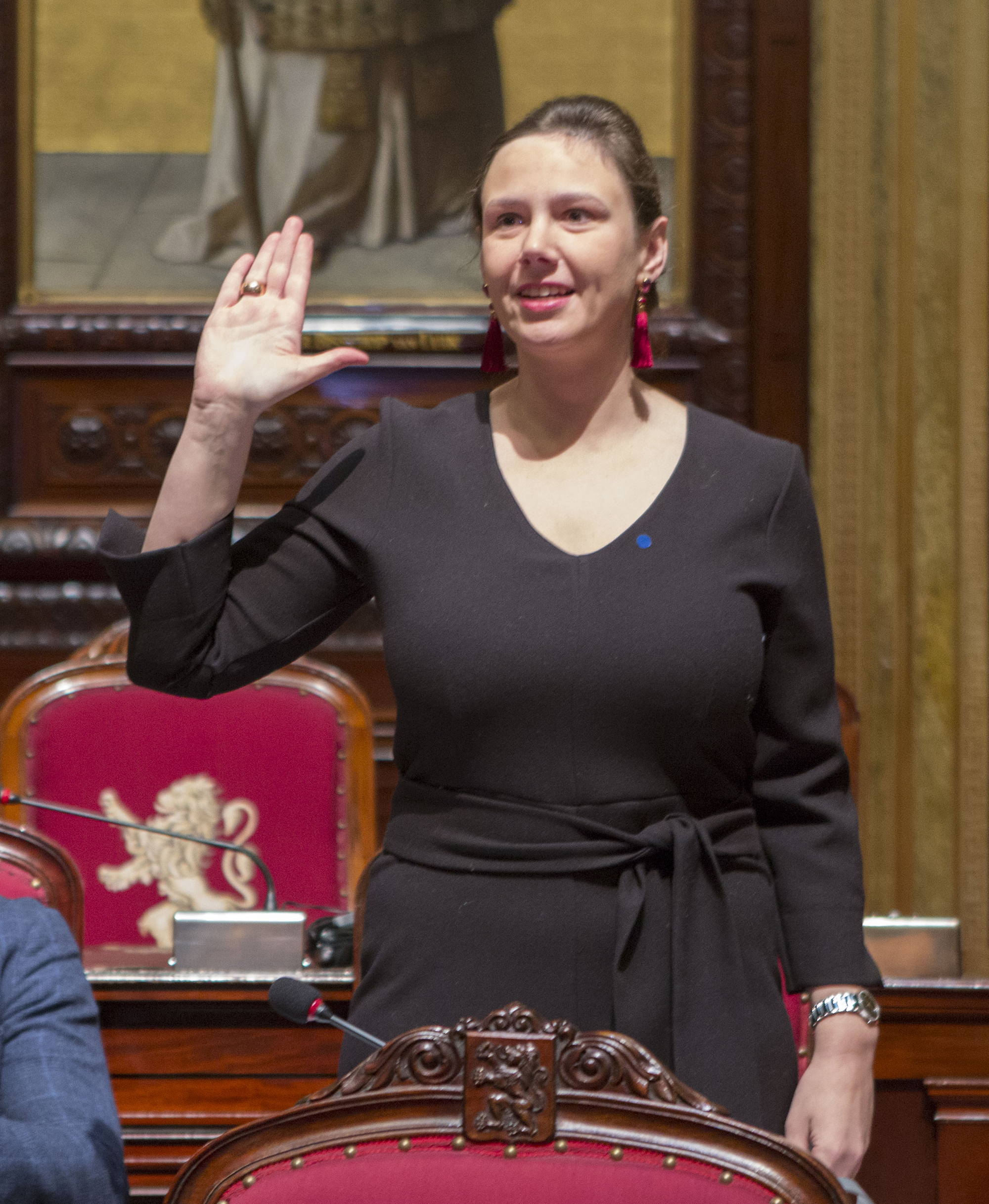  Zes nieuwe senatoren hebben de eed afgelegd