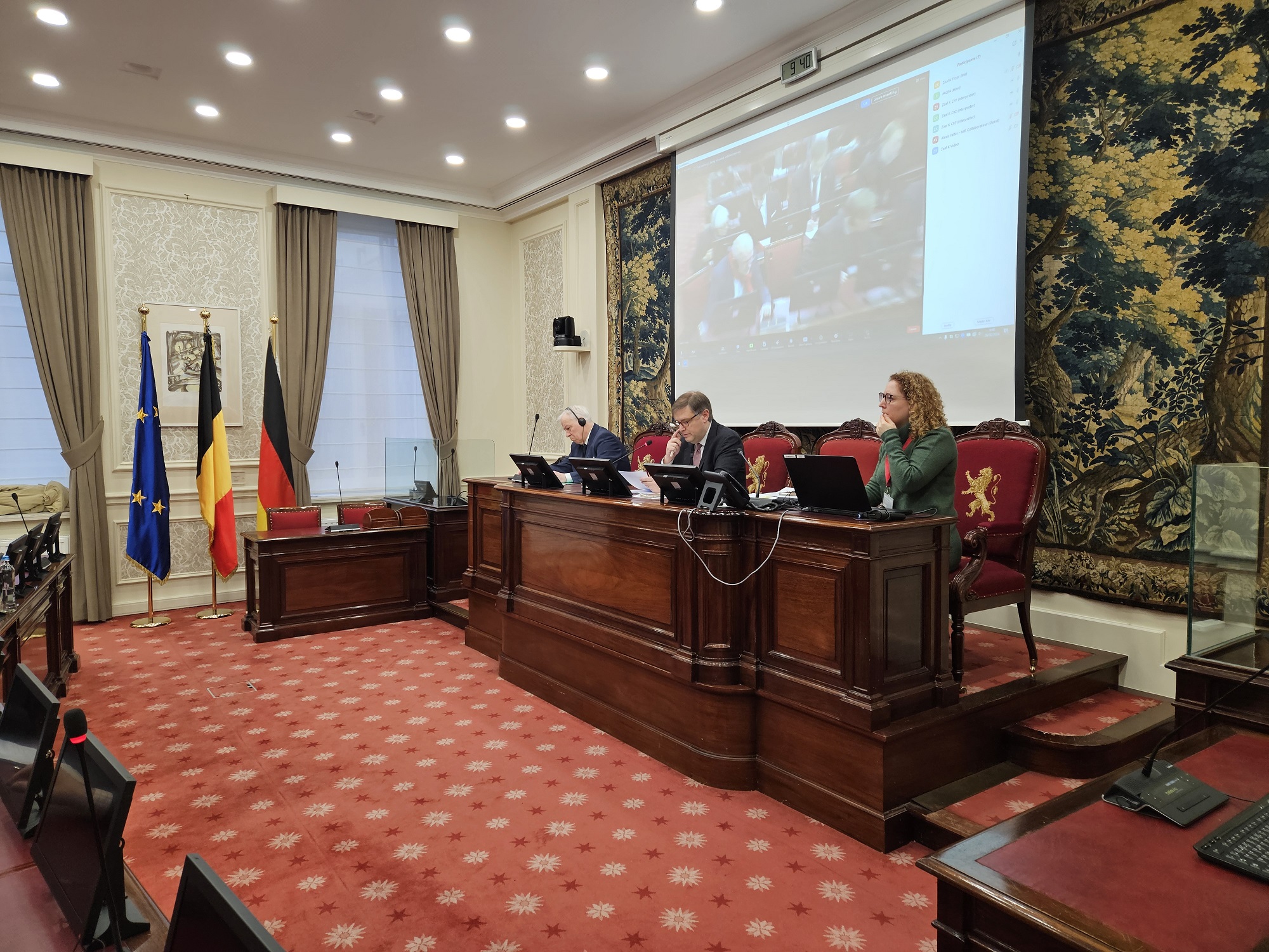  Visite d'une délégation du Bundestag allemand
