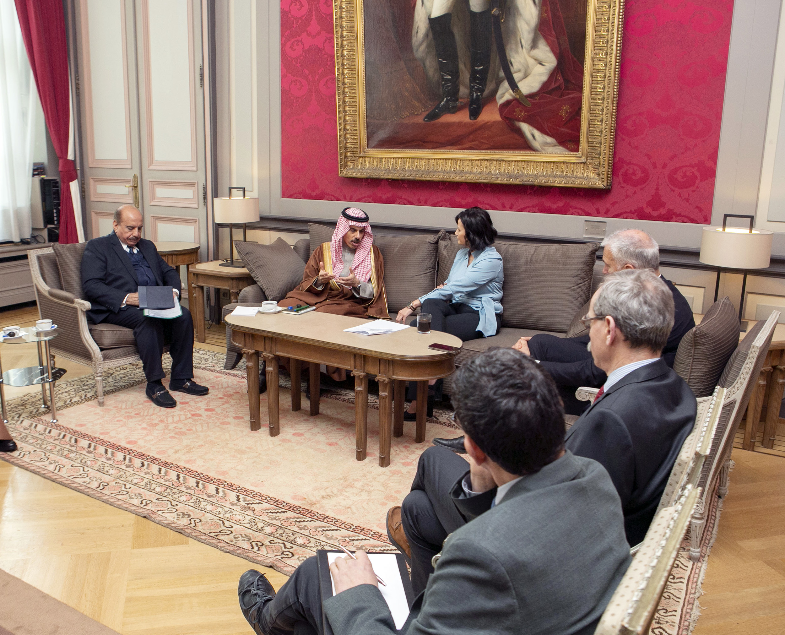  Bezoek van de minister van Buitenlandse Zaken van Saoedi-Arabië