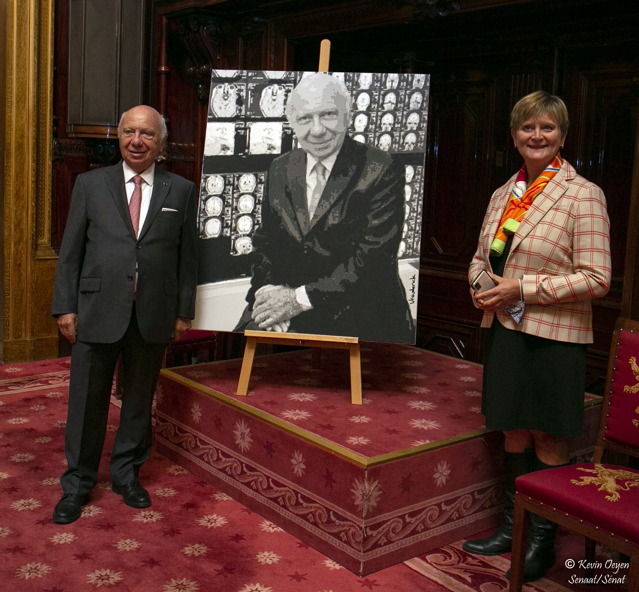  Voorstelling van het portret van oud-voorzitter Jacques Brotchi