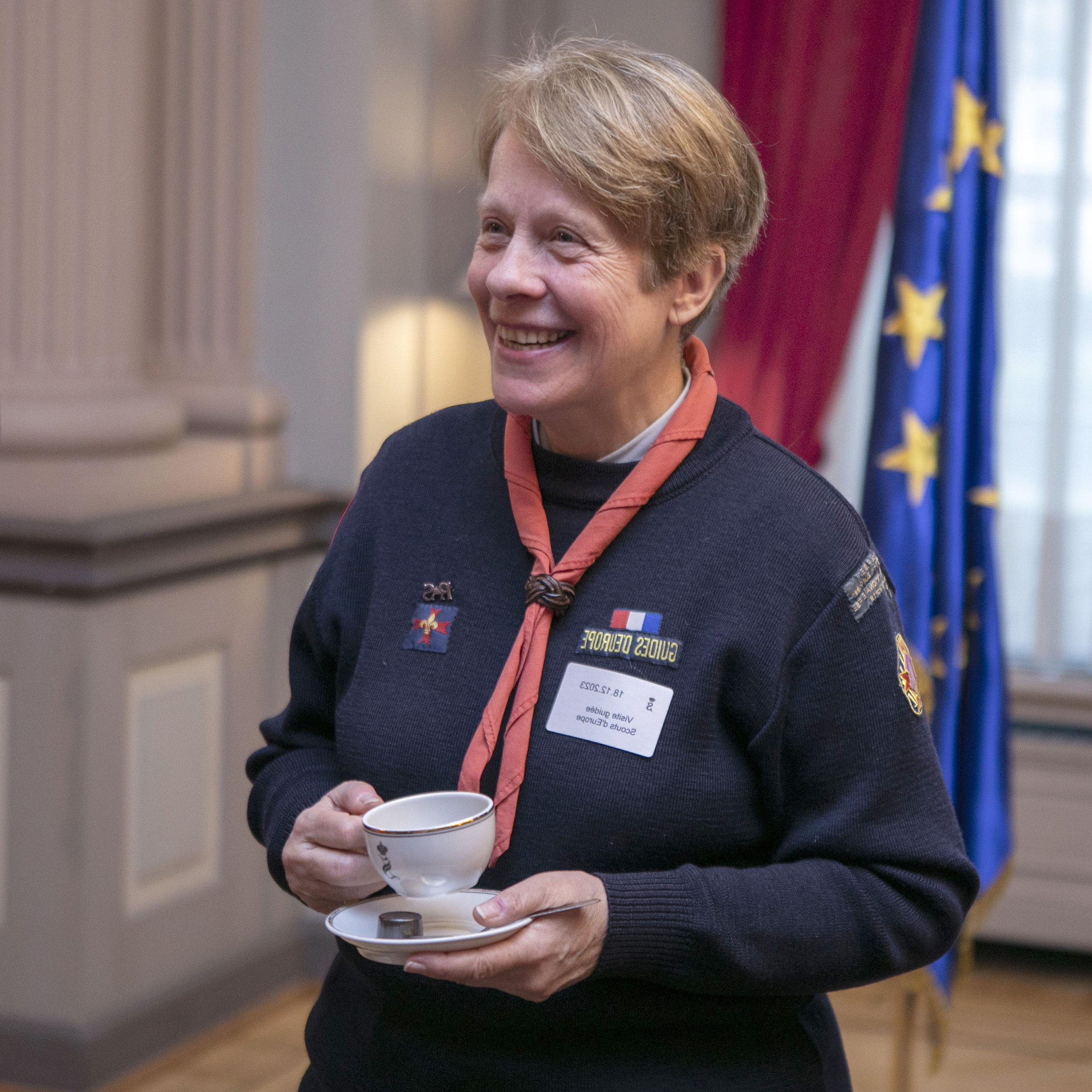  Scouts en gidsen in de Senaat