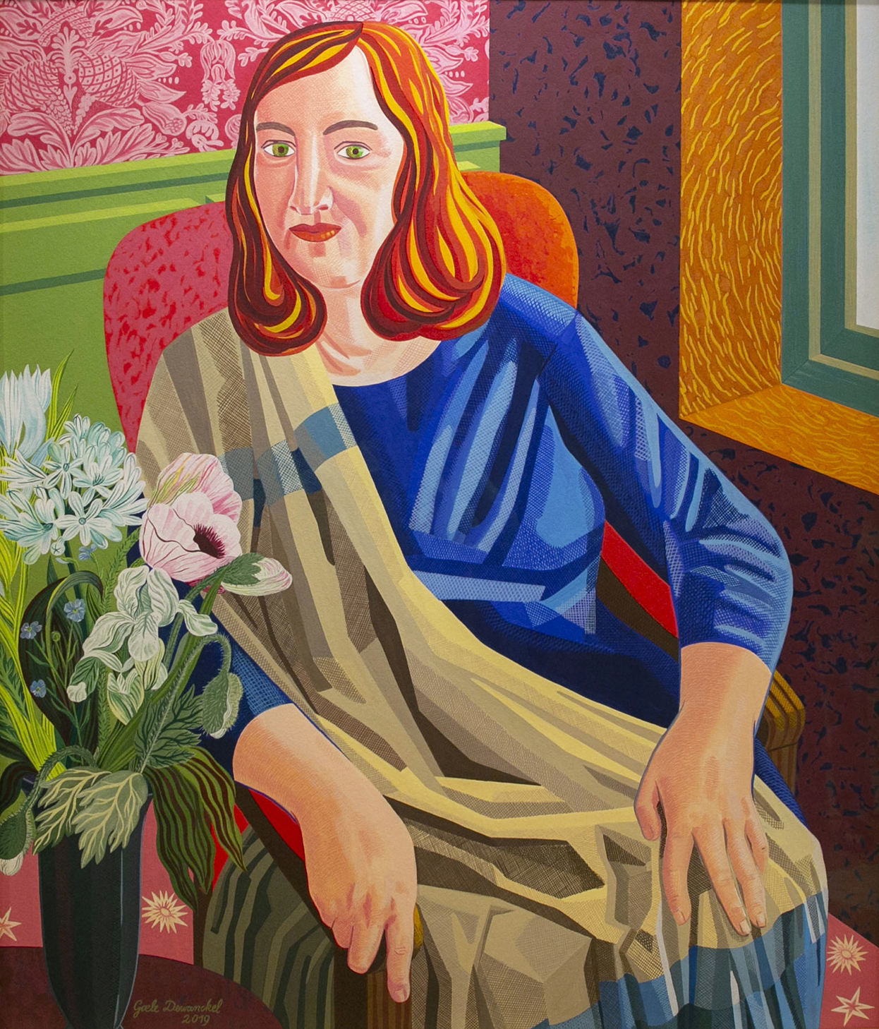  Portrait de la présidente Sabine de Bethune par Goele Dewanckel