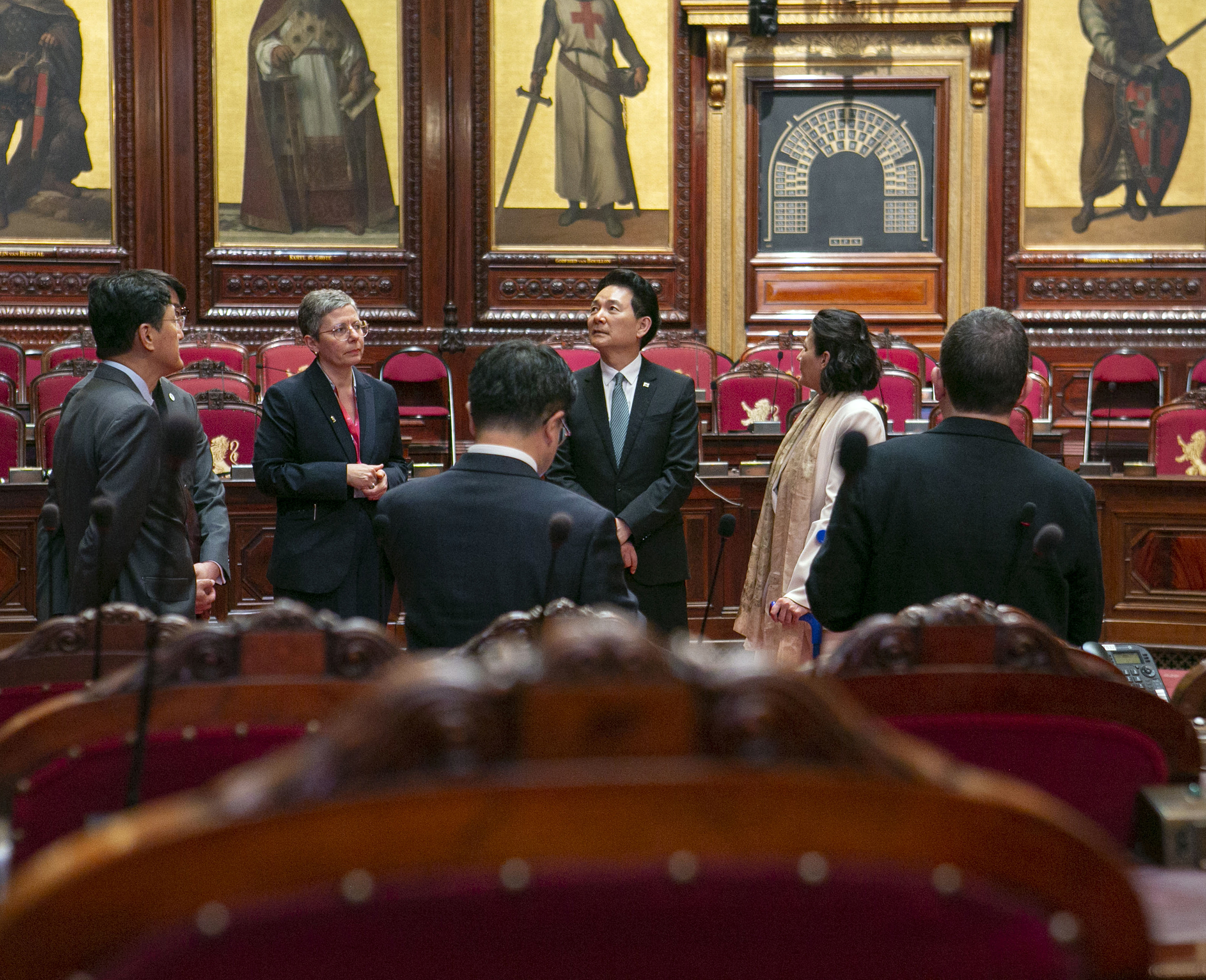  Bezoek van de heer Jang, speciale gezant van de President van de Republiek Korea